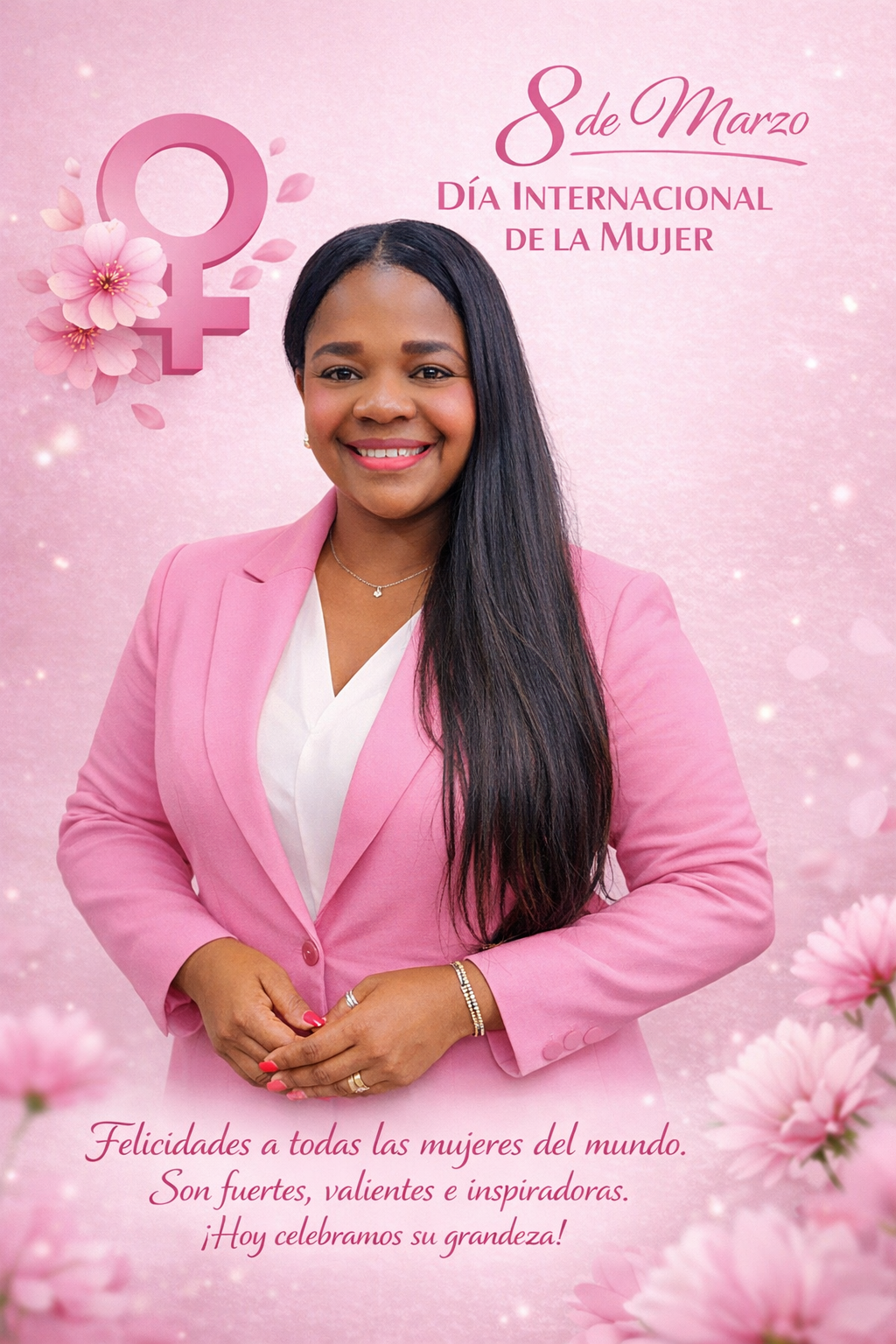 08 de marzo, Feliz día de la mujer. 💖
