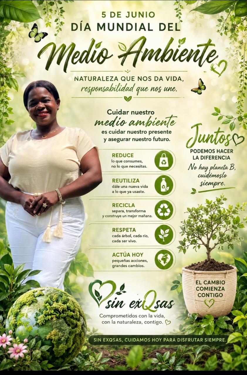 Hoy celebramos el Día Mundial del Medio Ambiente.