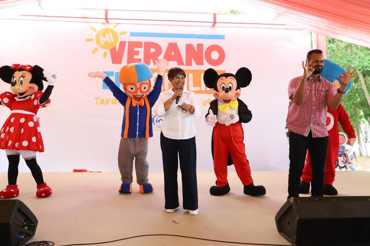 INAIPI lleva “Mi Verano en Familia” por primera vez a Invivienda, Boca Chica y La Guáyiga.