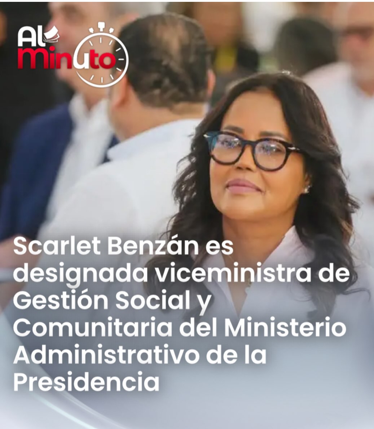 Scarlet Benzán: una nueva voz del servicio social llega al Ministerio Administrativo de la Presidencia