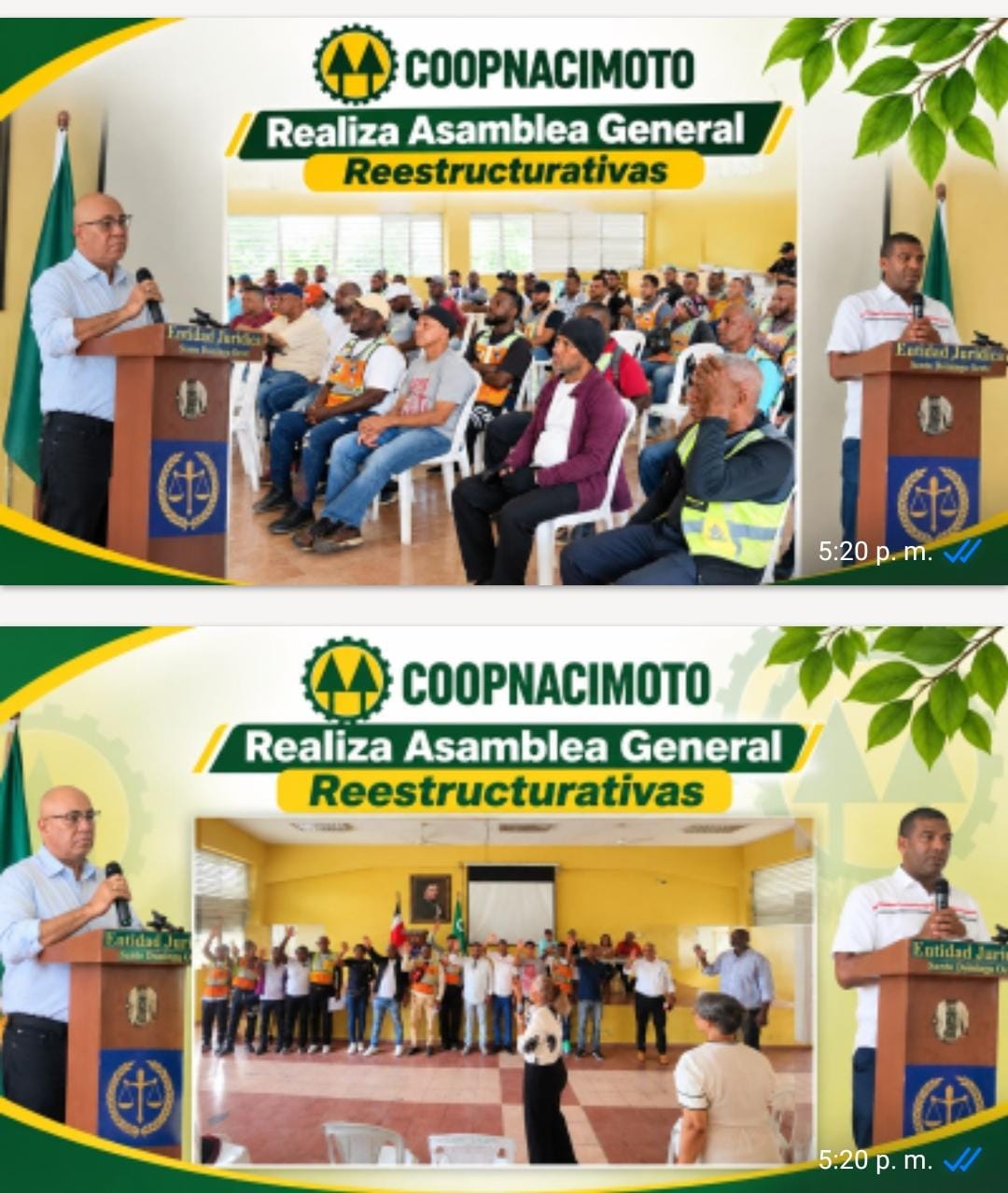COOPNACIMOTO elige nuevos directivos durante Asamblea General de Reestructuración